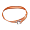 Ошейник для КРС, усиленный, ременная пряжка, оранжевый,120х4 см, БЕЛАРУСЬ